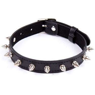 Collare Spike Trasgressivo con Spinotti in Metallo - Collezione Ohmama